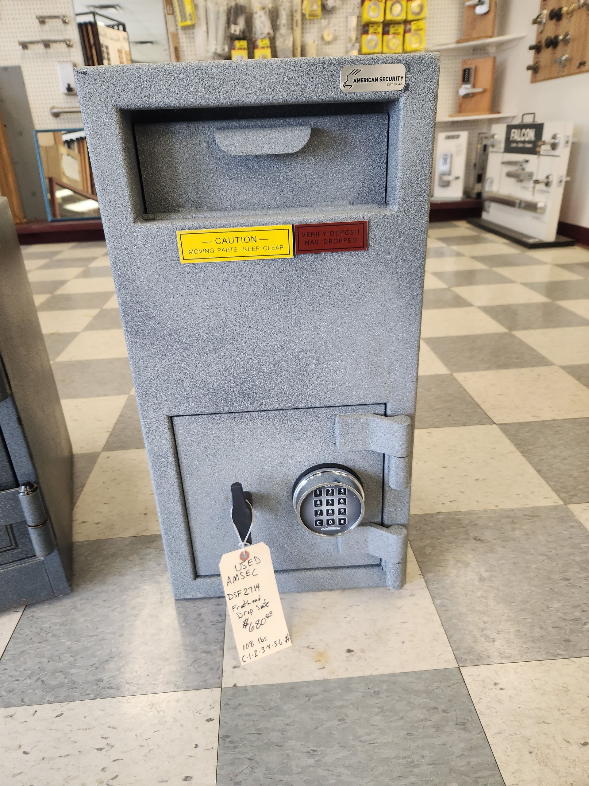 Used amsec drop safe