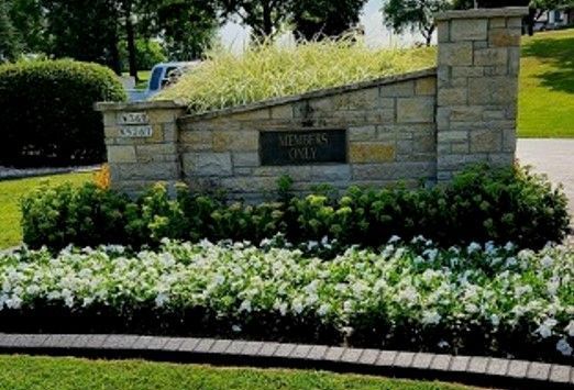 A stone monument with a