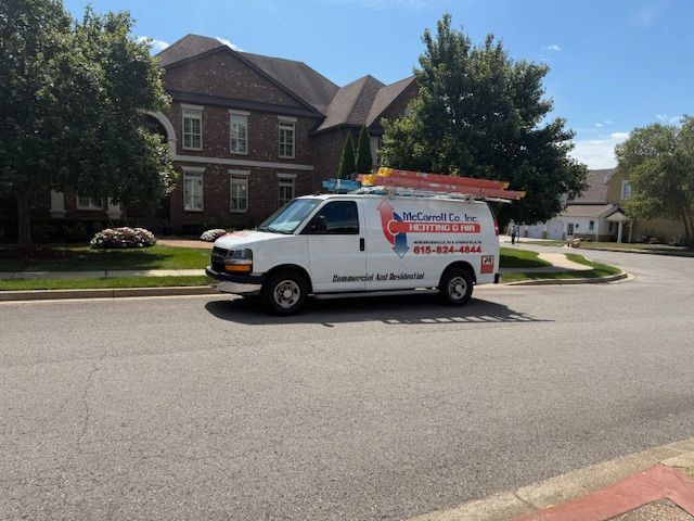 A white van with decorator co. inc. written on it