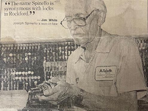 Man working with locks, quoted: 