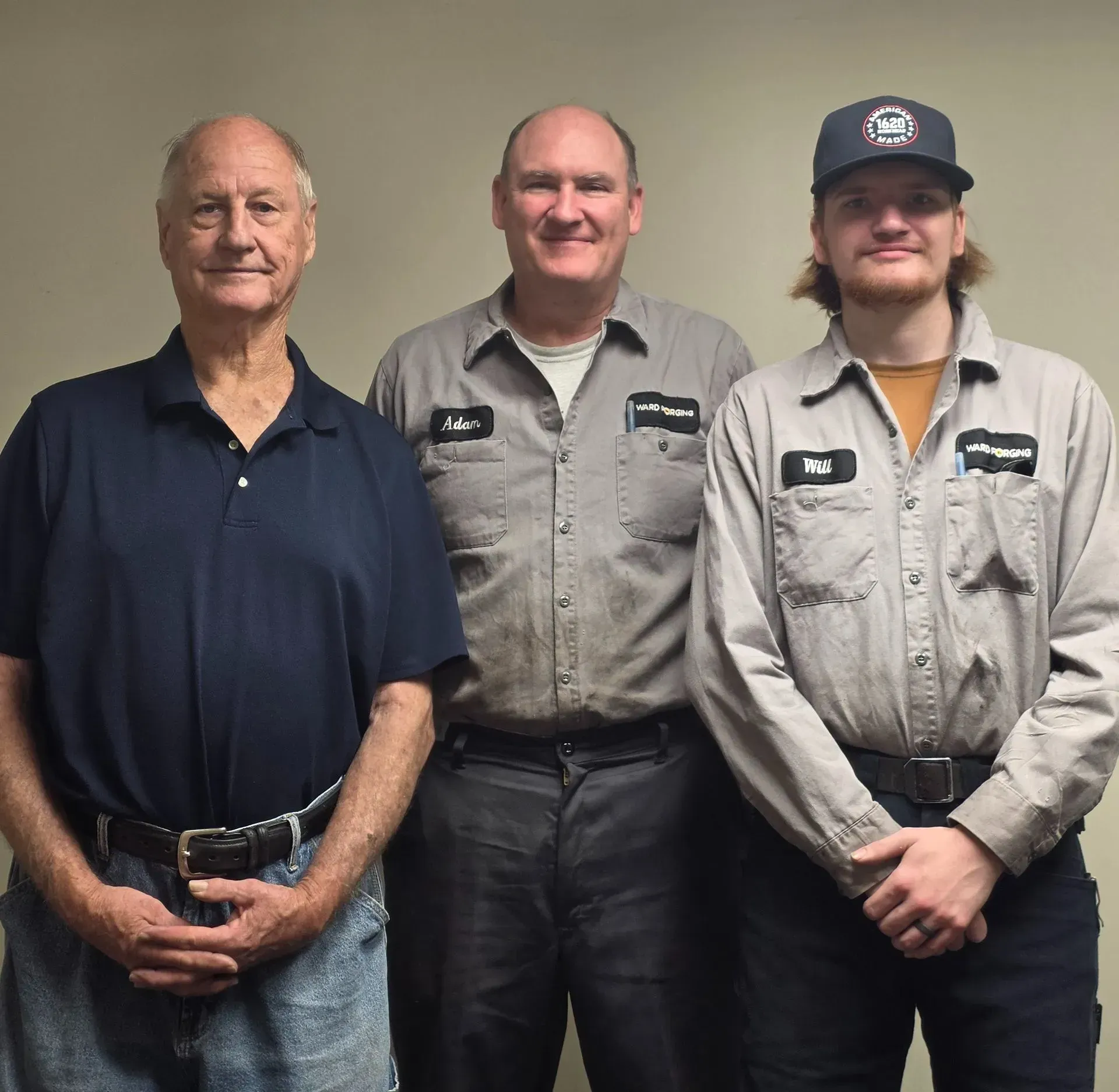 Chuck Becht, Adam Becht, and Will Becht