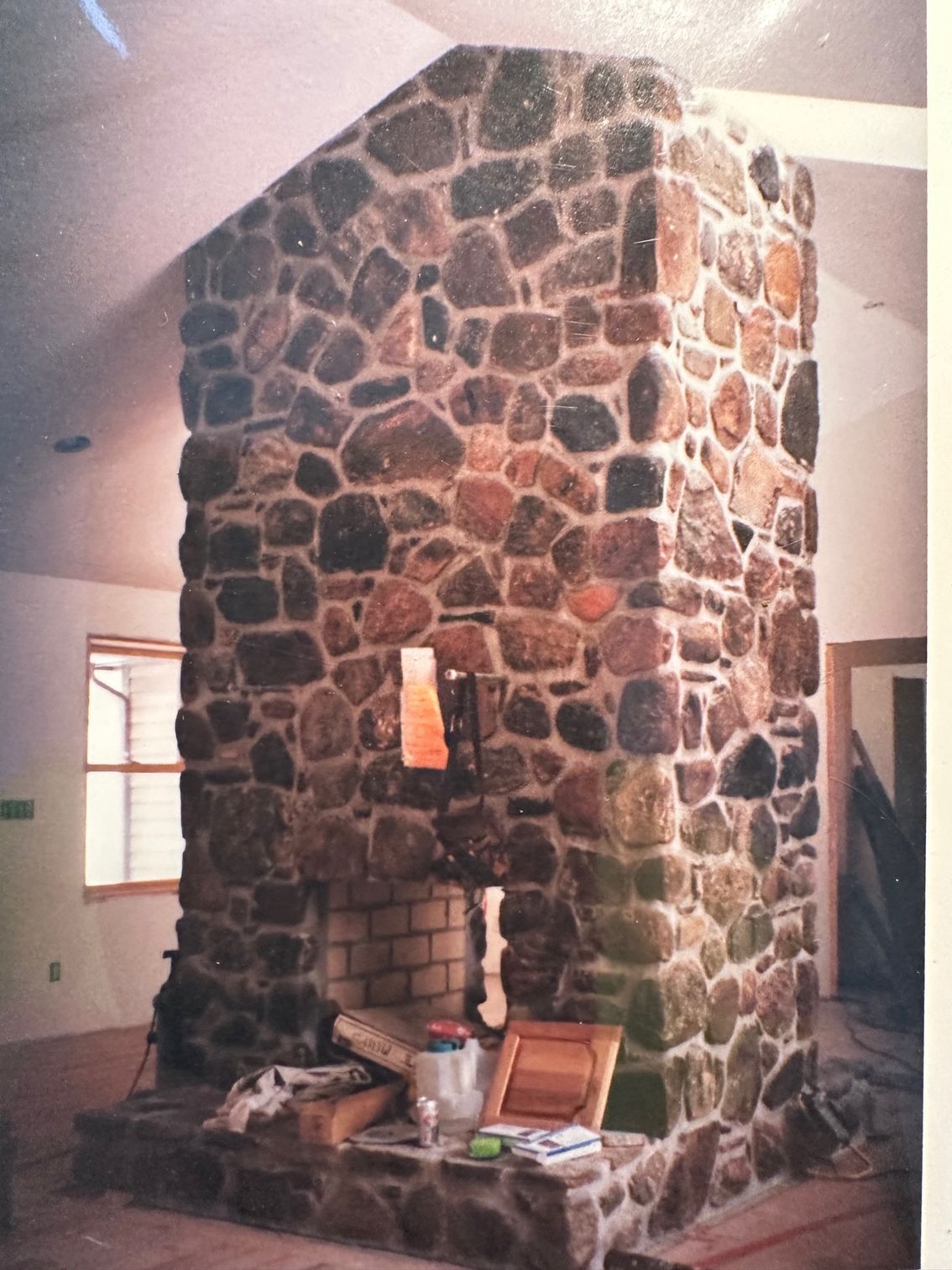 block chimney construction