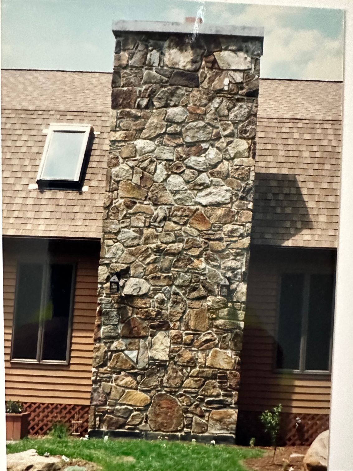 stone work installation