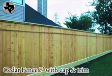 Cedar fence