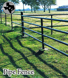 Pipe fence