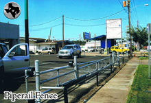 Pipe-rail-fence