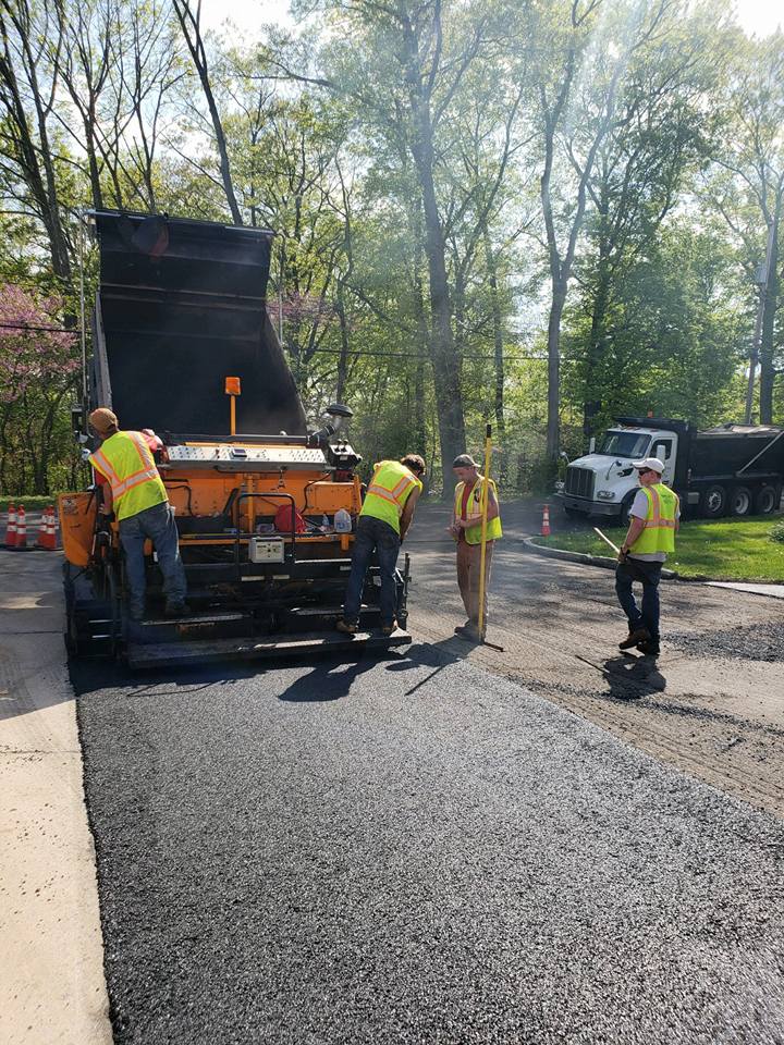 Paving work