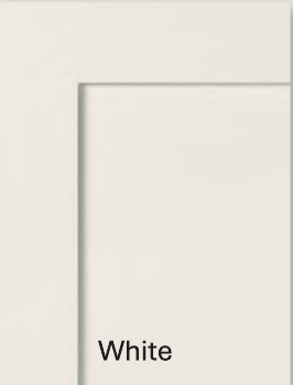 White cabinet premium finishes.