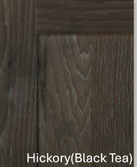 Hickory cabinet premium finish