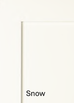 Snow cabinet premium finishes.