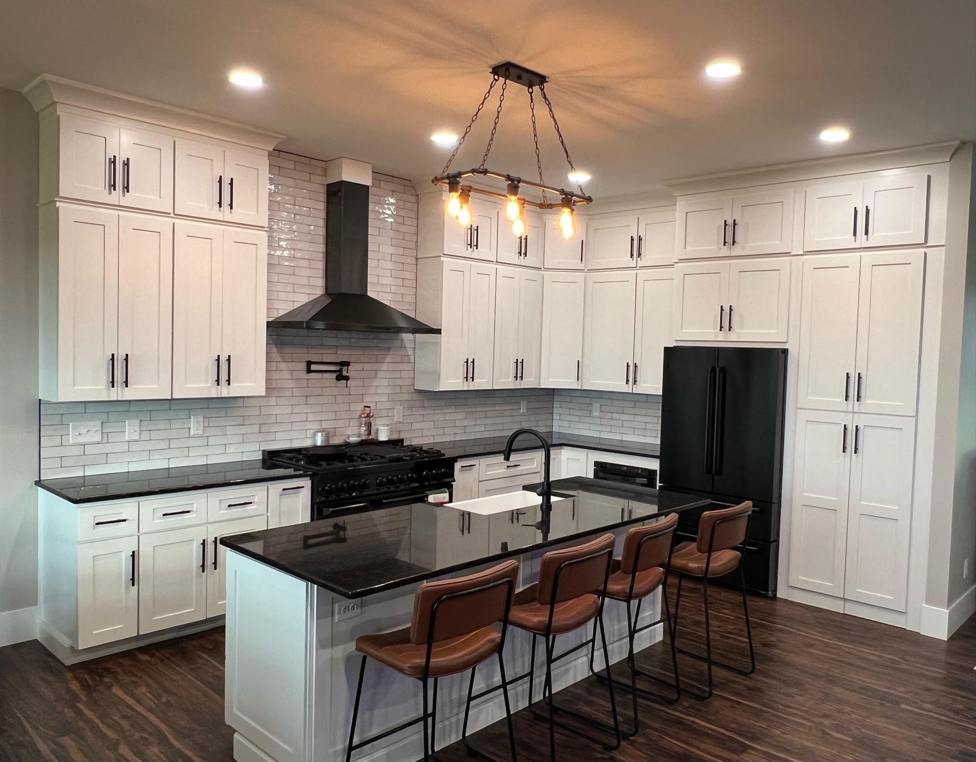 Kitchen with an island