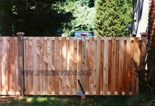 Wooden fencing