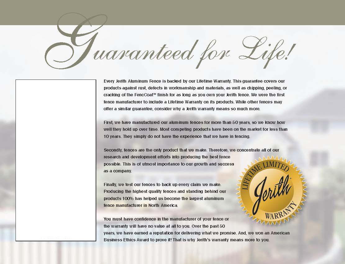 Jerith Residential Brochure