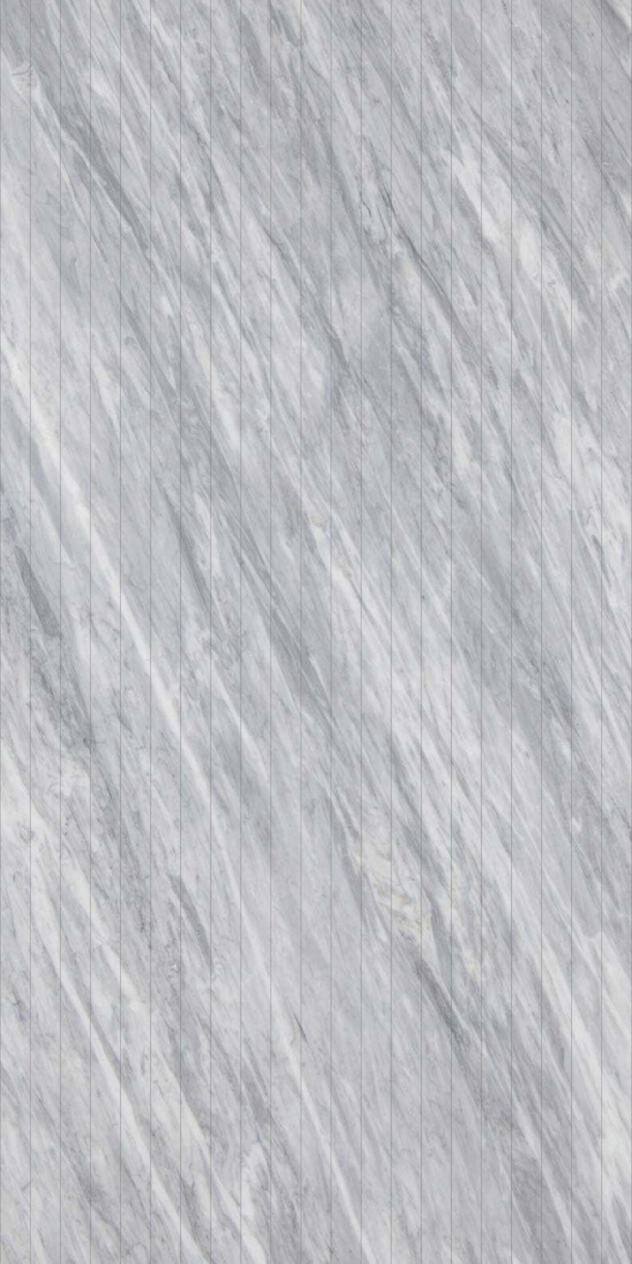 Gray marble wall with vertical gray lines.