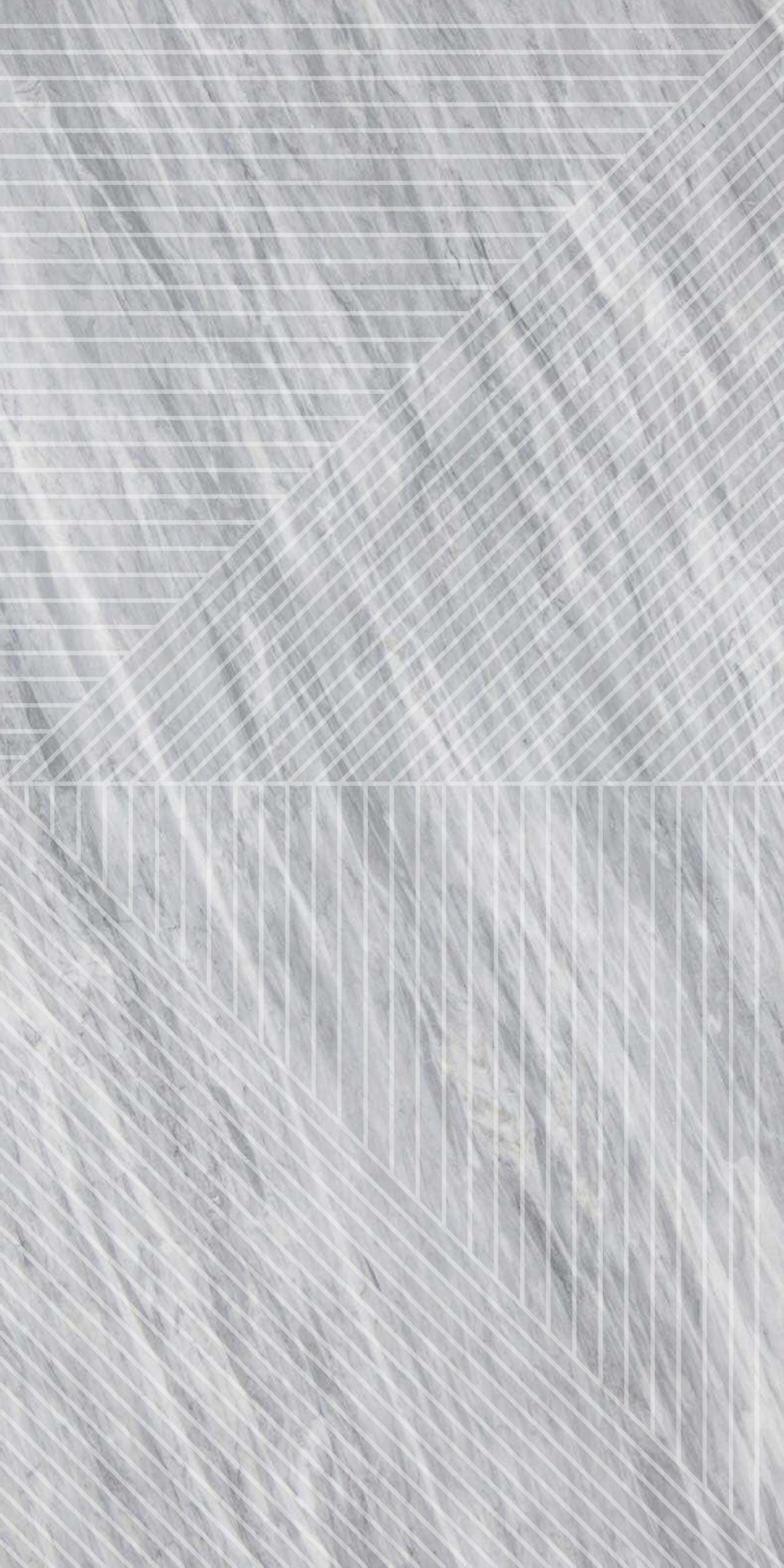 Geometric pattern on a marble-like background. White lines create triangles and stripes.