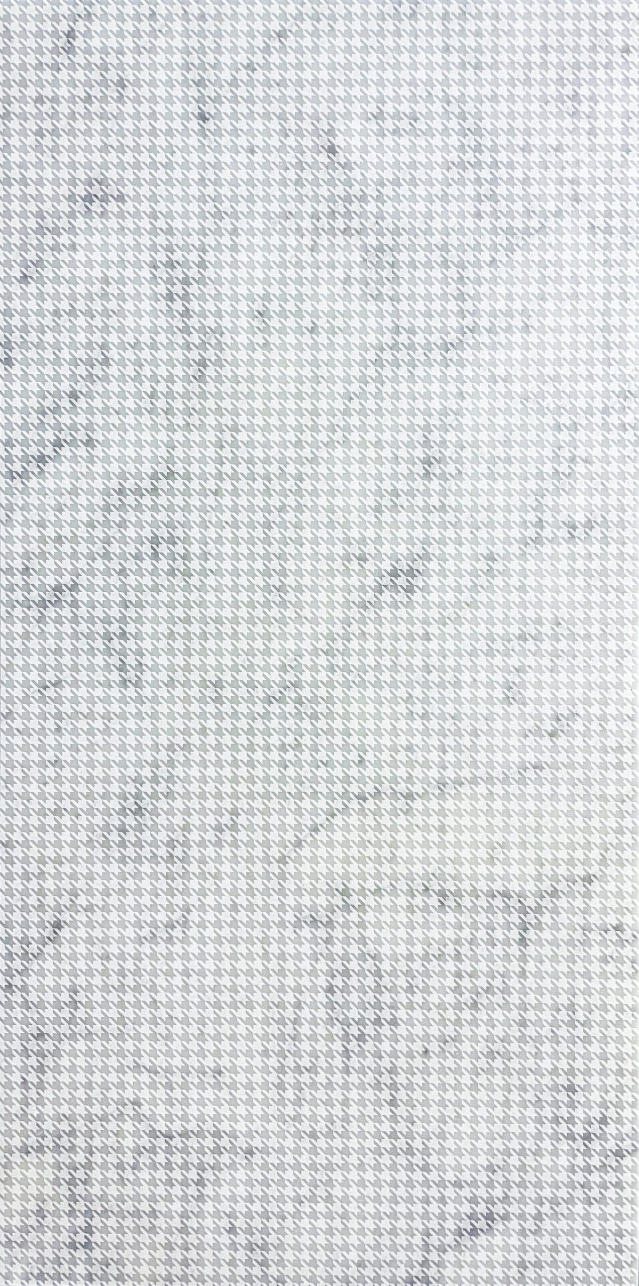 White and gray woven fabric.