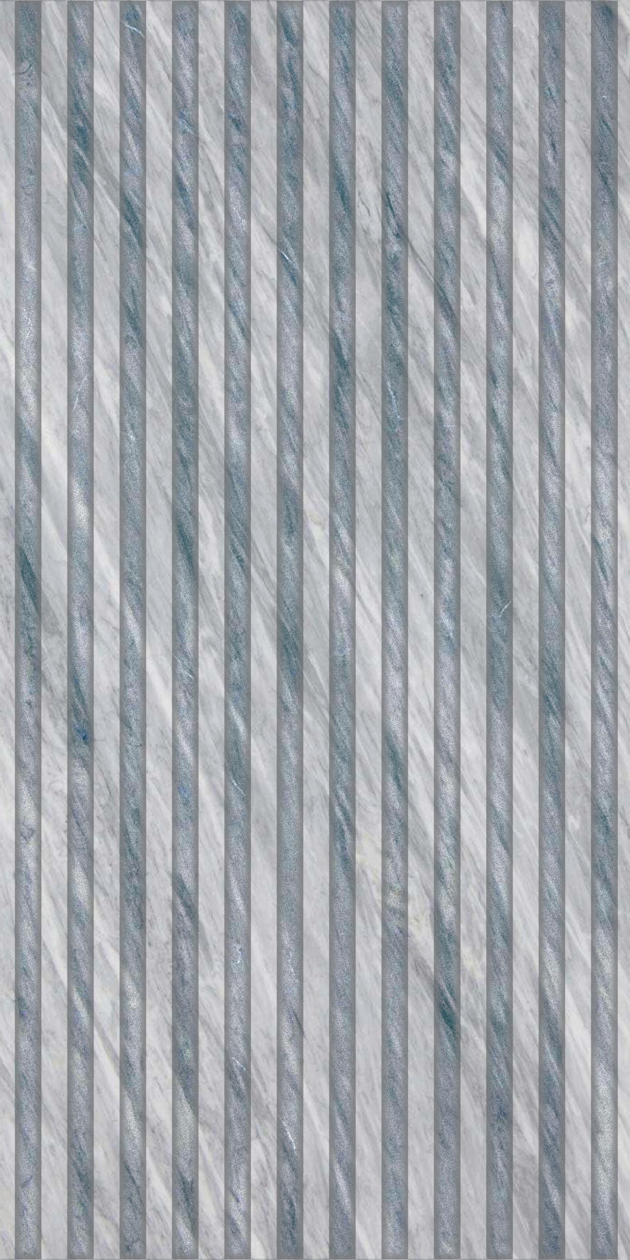 Vertical gray striped pattern, with marble-like texture.