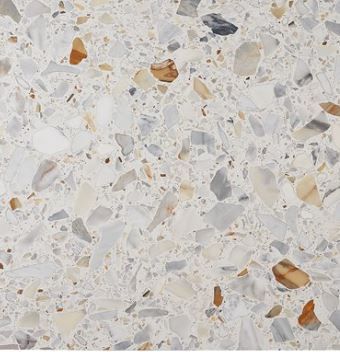 Terrazzo Italy Sacra Calacatta White 24x24 Honed Terrazzo Tile