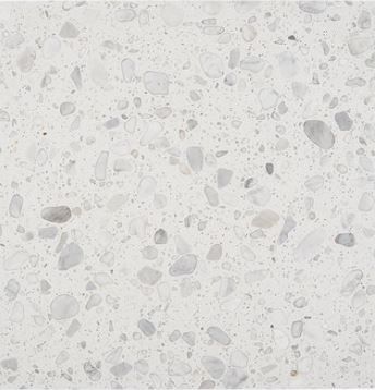 Terrazzo Italy Sacra Bianco White 24x24 Honed Terrazzo Tile