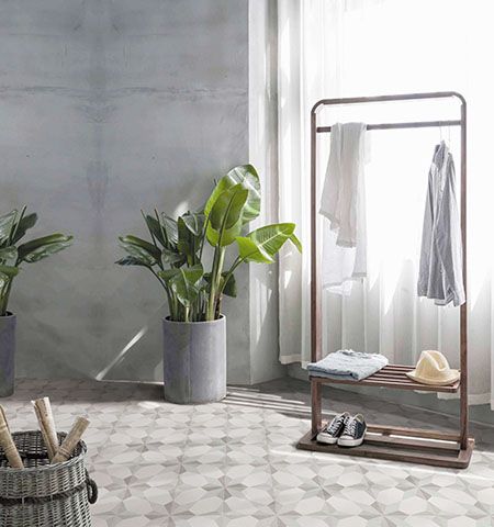 Pathways Series tile by Maniscalco featuring a textured, stone-inspired design in neutral tones
