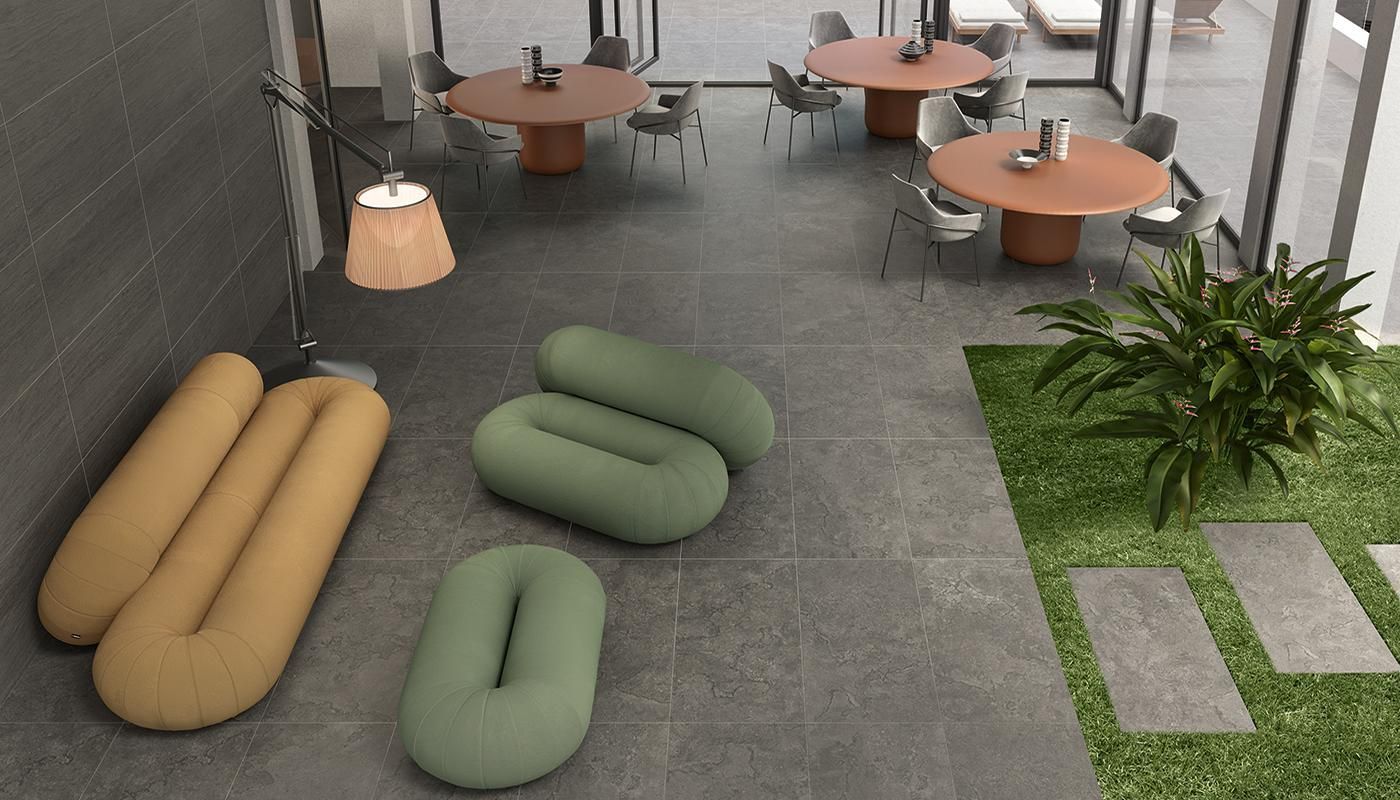 24x48 porcelain tile Ergon Portland Stone by Emil America – large format stone-look tile for contemporary flooring and wall applications