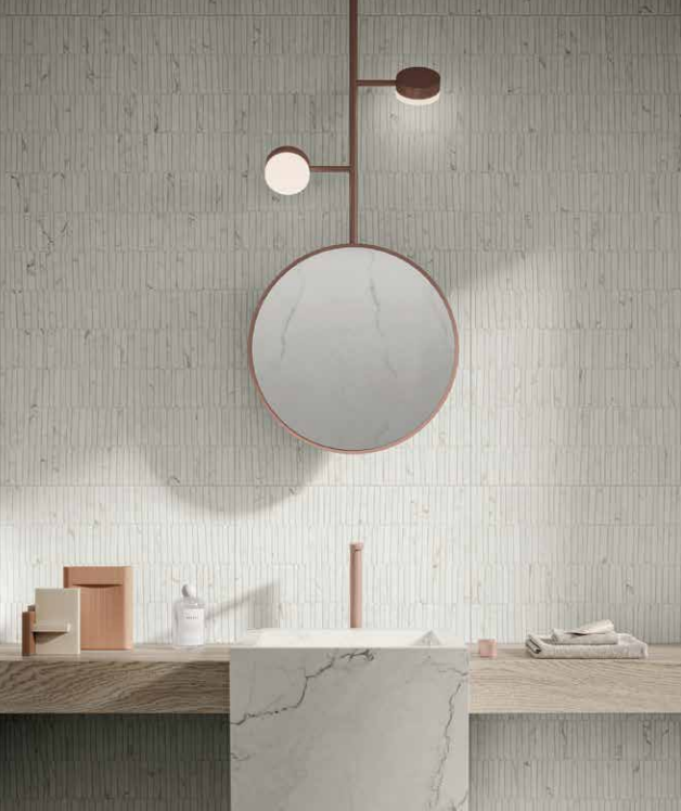 24x48 porcelain tile Supreme Memories by Flaviker – large format matte finish tile for modern interior design