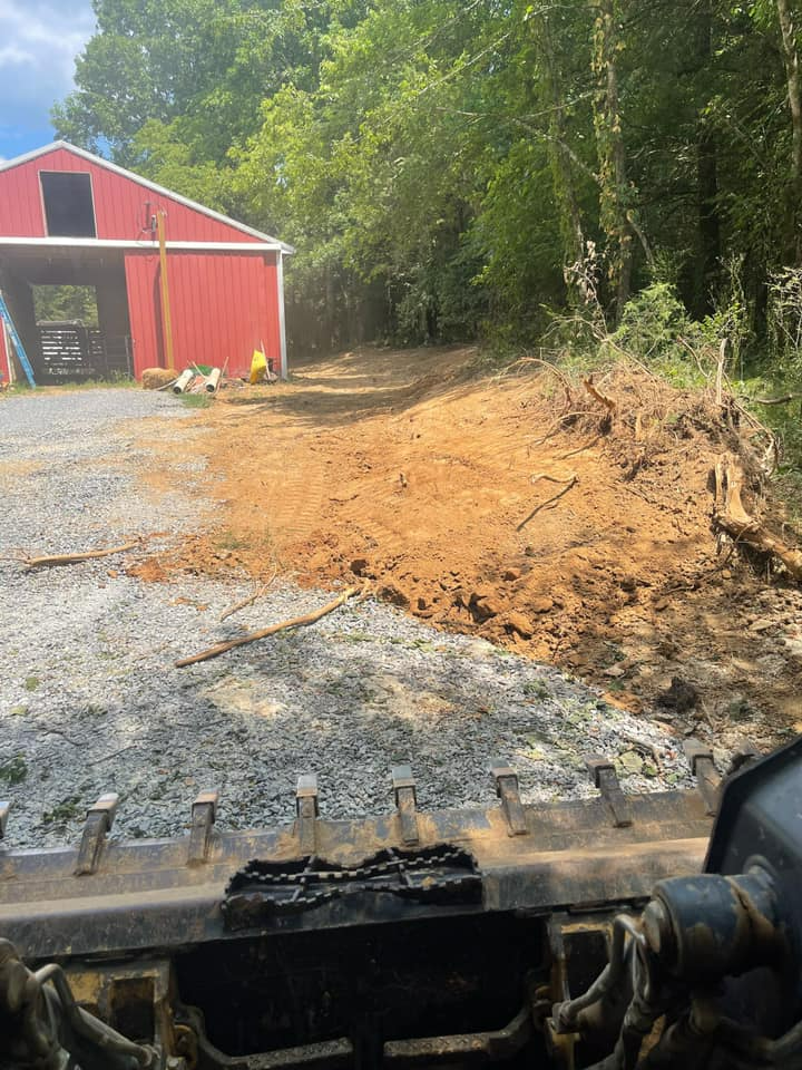 Grade work and excavation