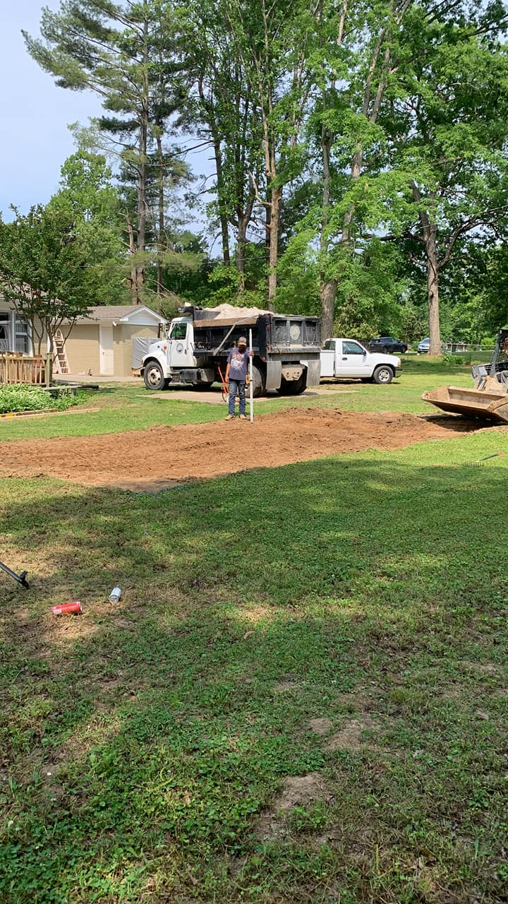 Grade work and excavation