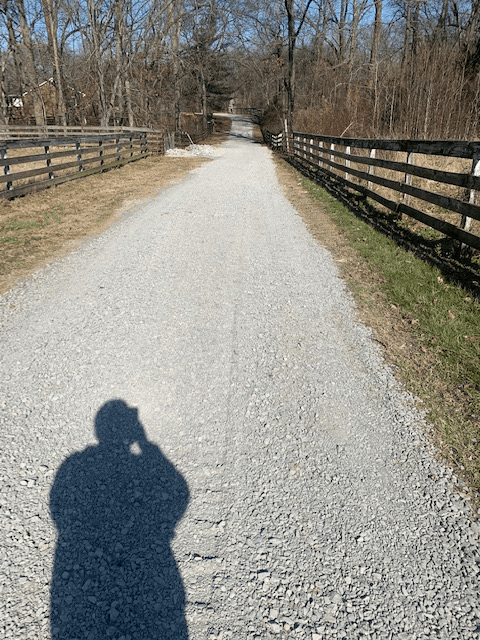 Gravel driveway installation