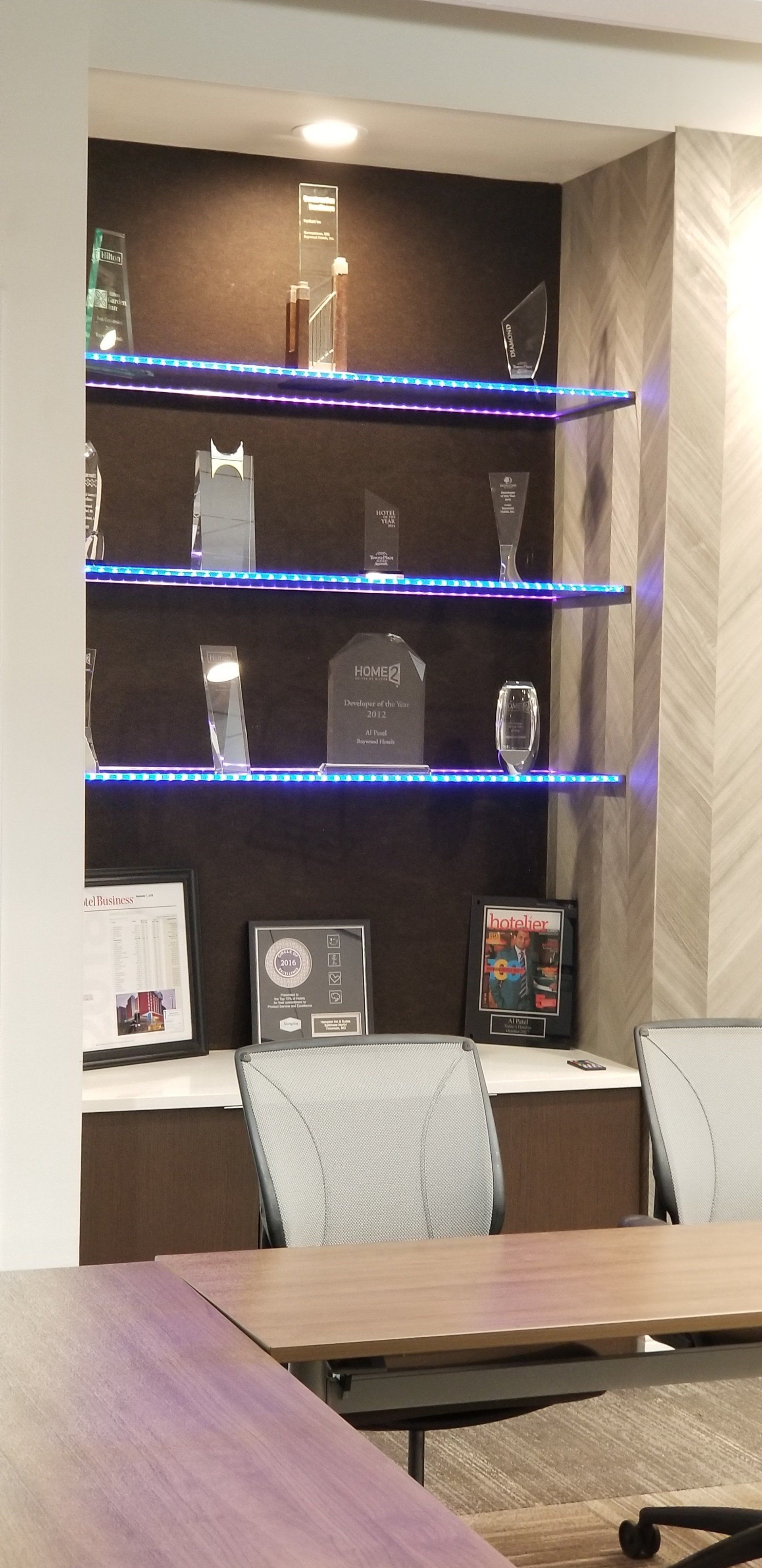 Custom glass display