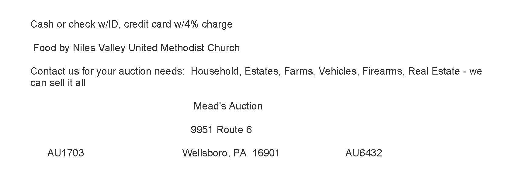 Auction listing for fishing equipment in Watsontown, PA. Items include rods, lures, and more. 
