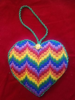 Hearts for Hospice | Needlepoint Project | Overland Park, KS