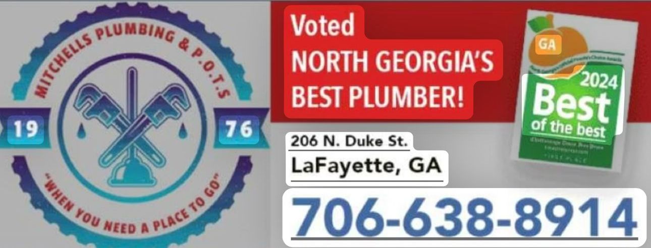 An advertisement for North Georgia's Best Plumber.