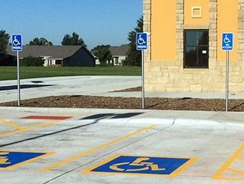 Parking lot signages