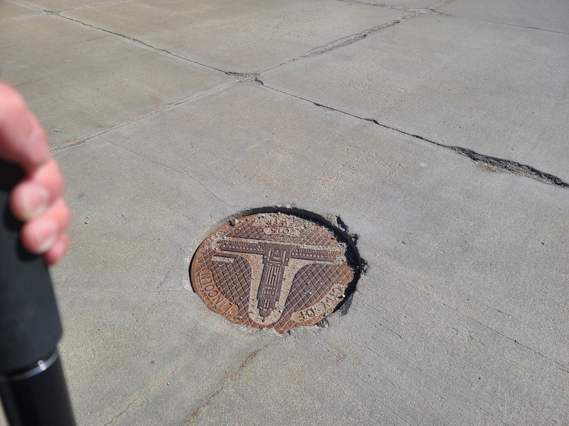 Ashbrook manhole before