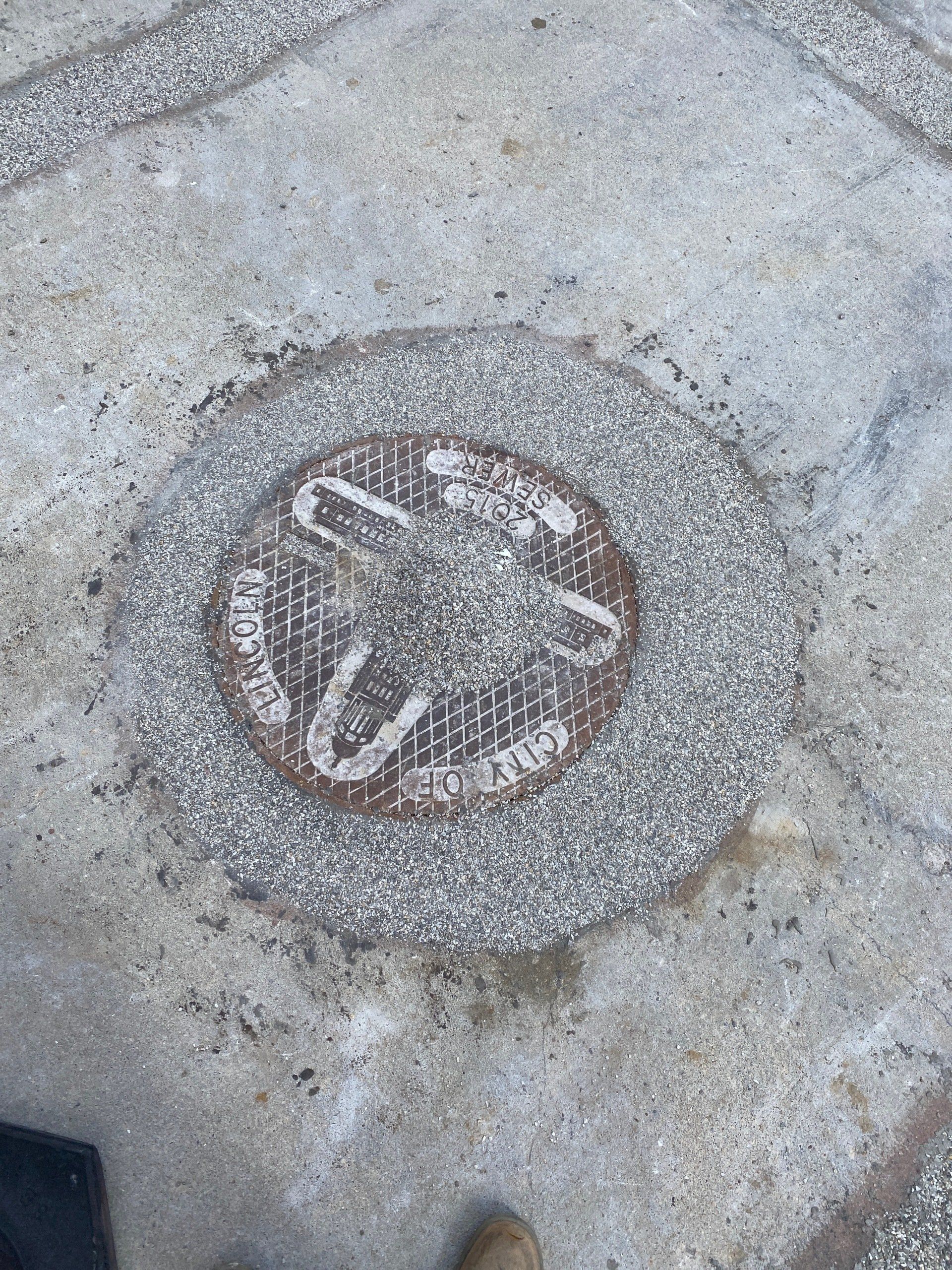 Ashbrook manhole after