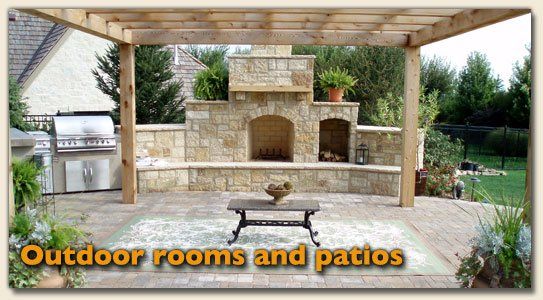 Outdoor rooms and patios
