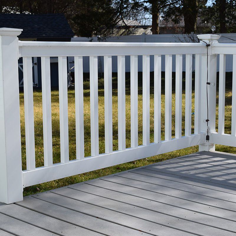Deck fence