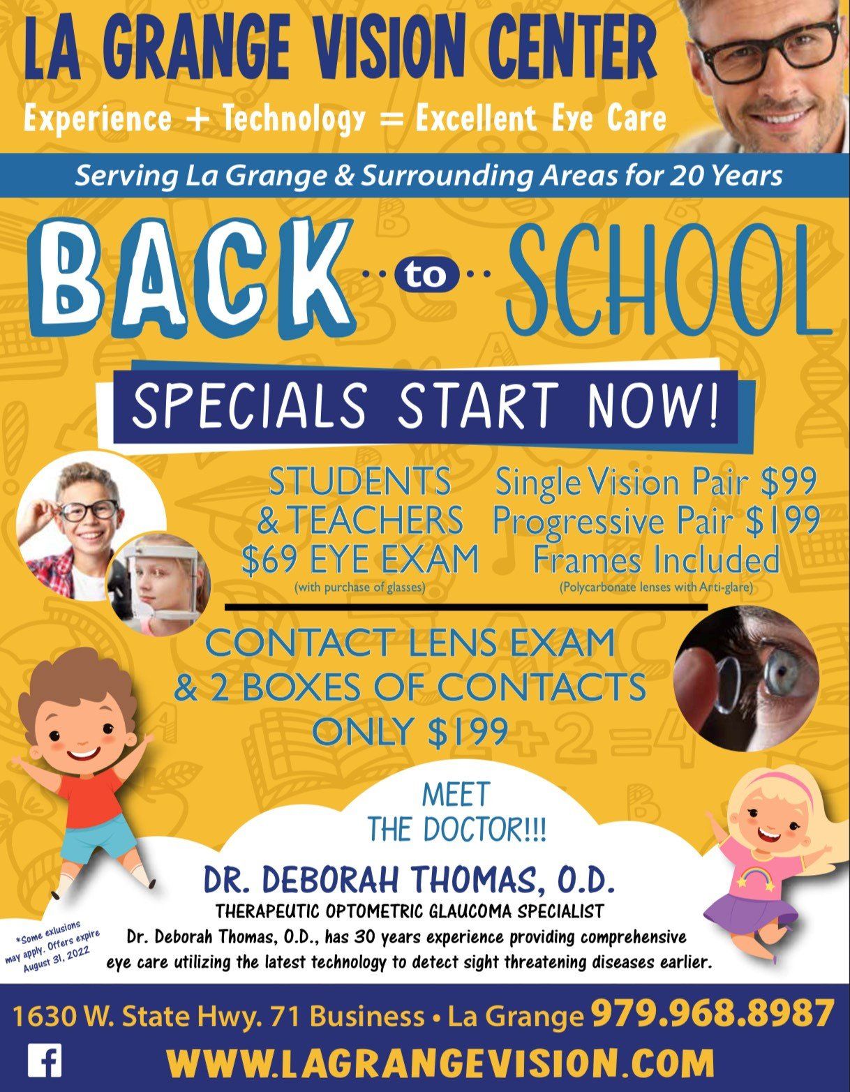 La Grange Vision Center Specials La Grange, TX