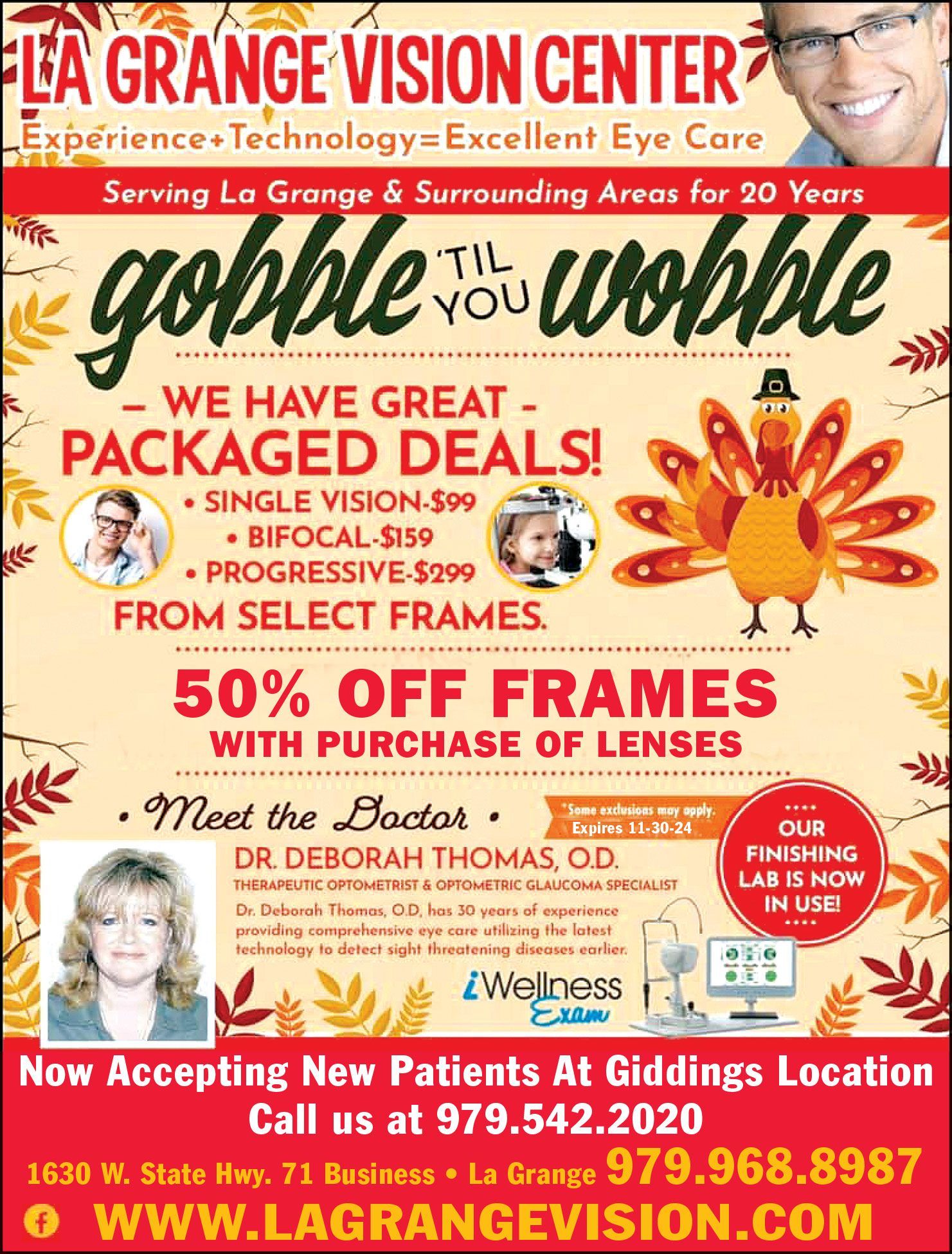 La Grange Vision Center, Gobble Till You Wobble