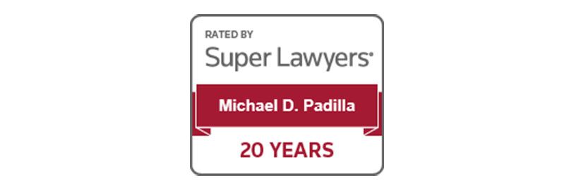 Super Lawyer Badge - Michael D. Padilla