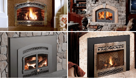Different kinds of fireplace and chimney