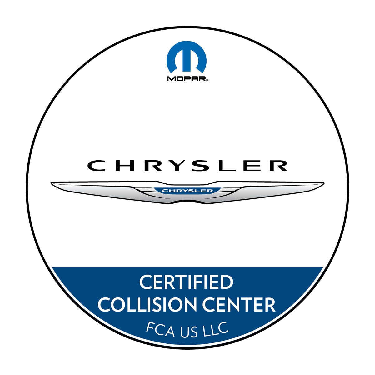 Chrysler Certified Collision Center Logo