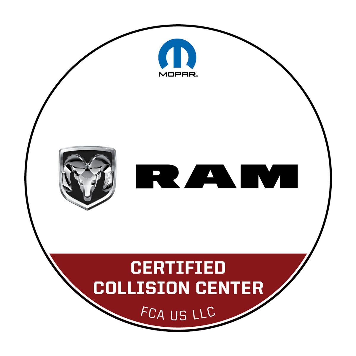 RAM Certified Collision Center Logo