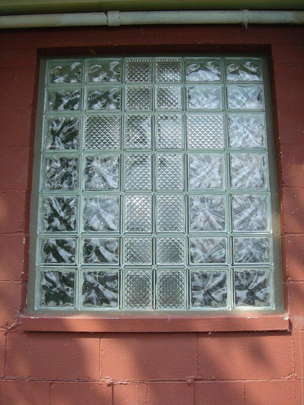 Light Commercial Glass Block after photo