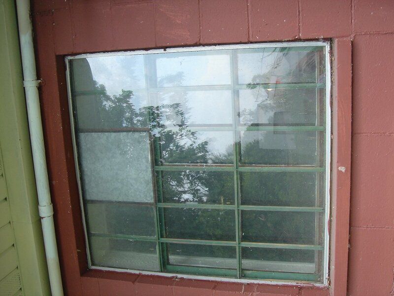 Light Commercial Glass Block before photo