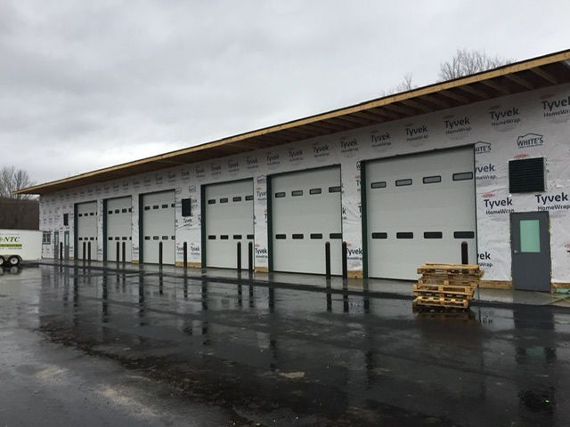 Entrance of modern business unit