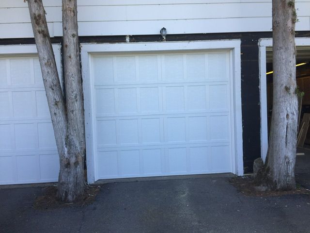 vinyl garage door door