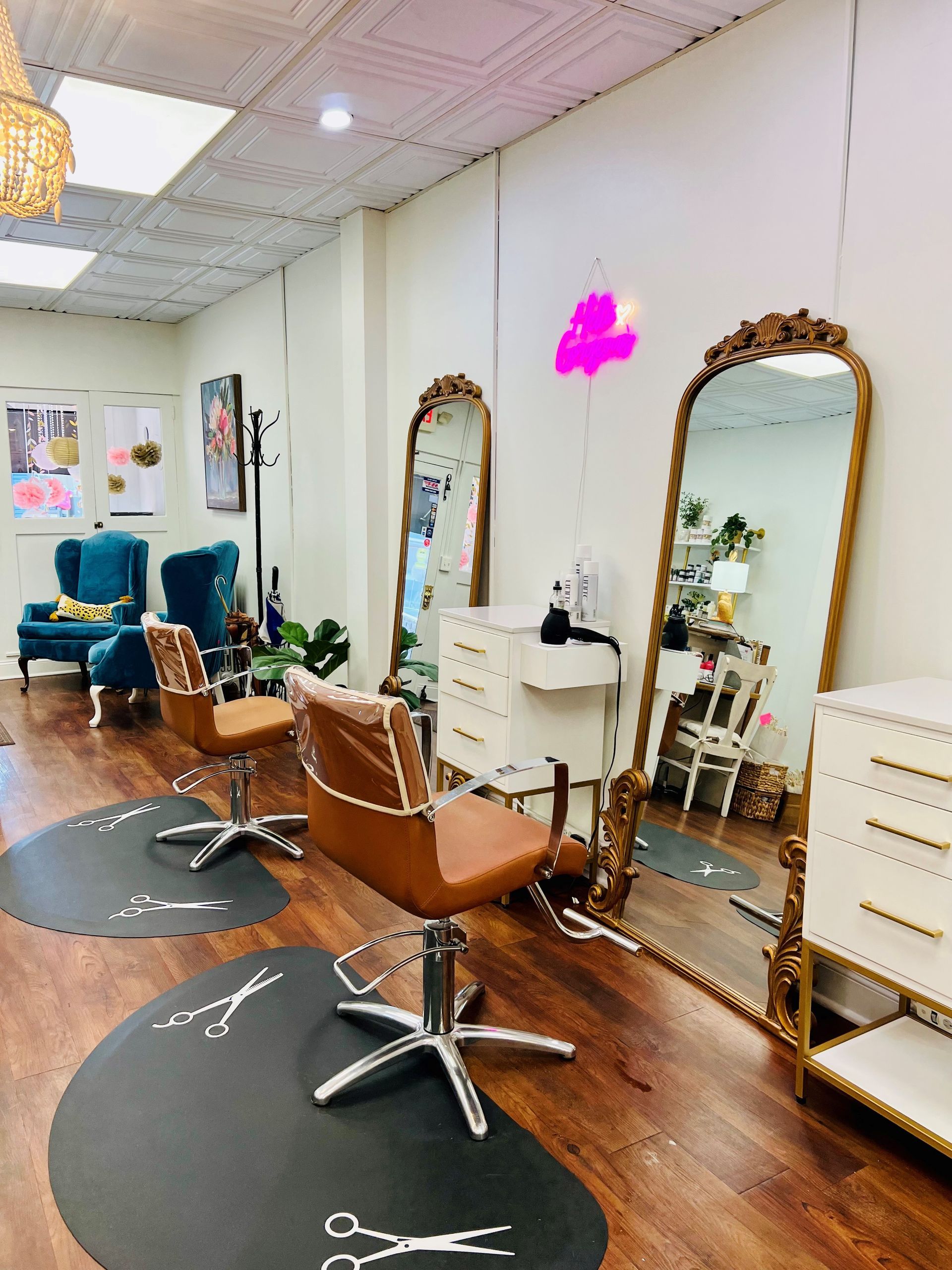 hair salon interior