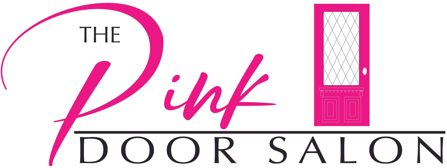 The Pink Door Salon logo